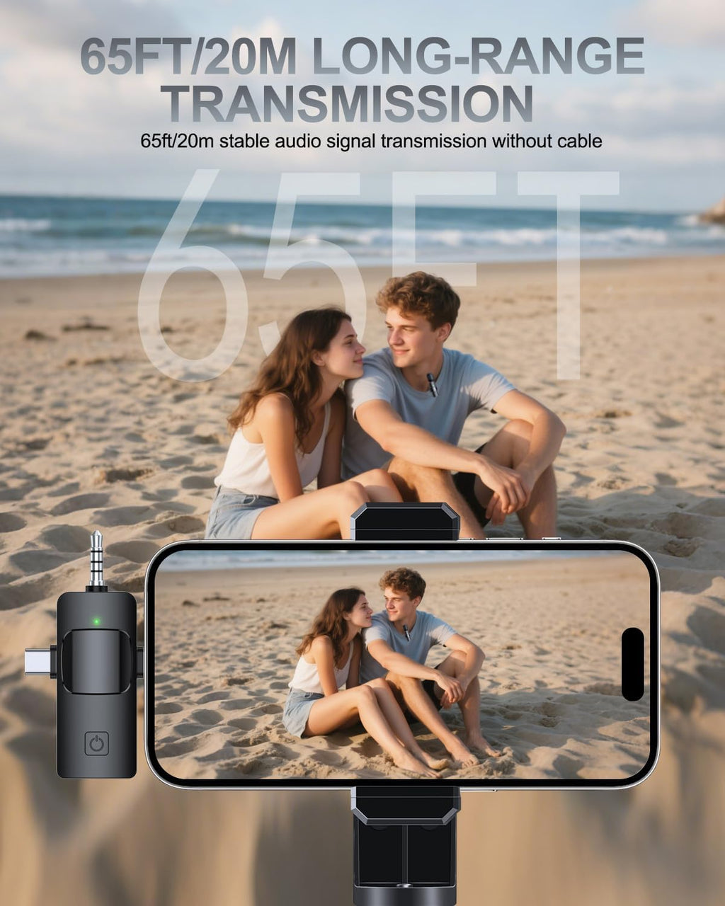 3-in-1 Professional Wireless Lavalier Microphone for Smartphones, Cameras, and Laptops - Crystal Clear Sound