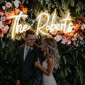 LC Sign Custom Neon Sign, LED Name Signs Customizable for Wedding Events Prom, Personalized Led Neon Light Gifts for Bedroom Wall Decor, Office Coffee Bar Shop Business Signs